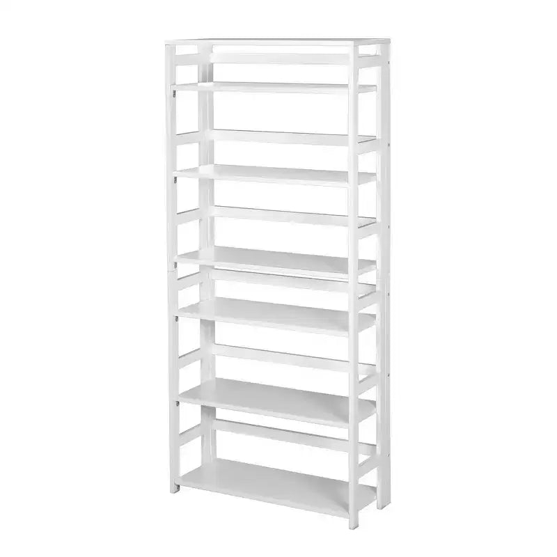 Regency,Flip Flop 67 High Folding Bookcase- White