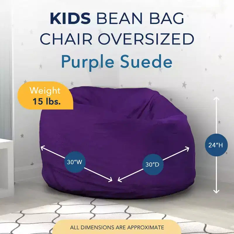 Fauteuil poire pour enfants – Suède, plusieurs couleurs, 1 place