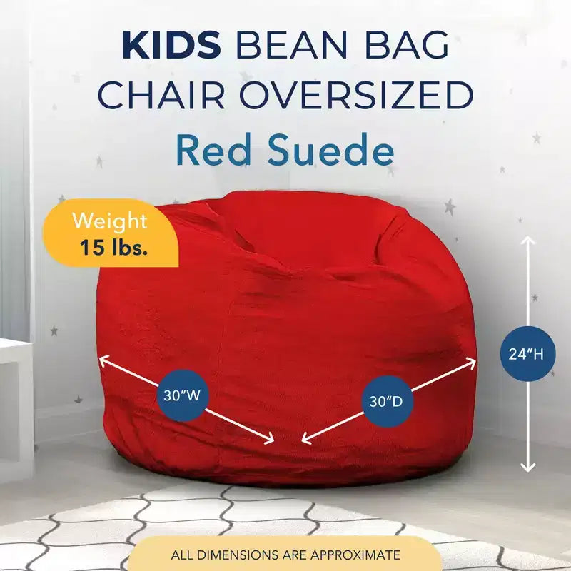 Fauteuil poire pour enfants – Suède, plusieurs couleurs, 1 place