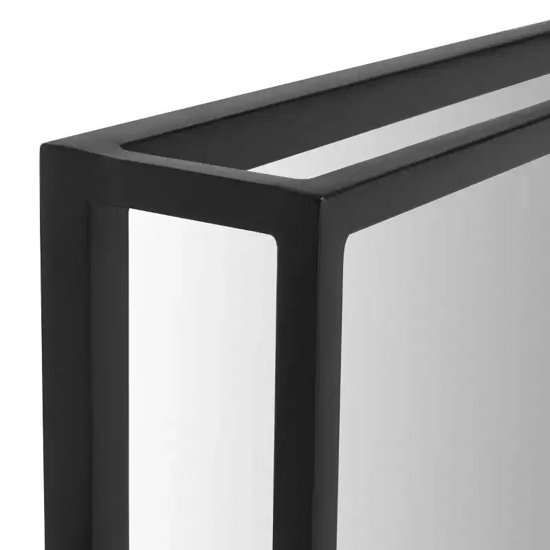 Miroir avec cadre Kallie Shadow Box - 26 x 48 - CMI1001 - Noir - Safavieh
