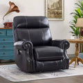 Bestier Genuine Leather Power Lift Recliner Chair with USB Port, Luxury Rocker Glider Recliners Sofa with Massage for Living Room Bedroom Home Theater