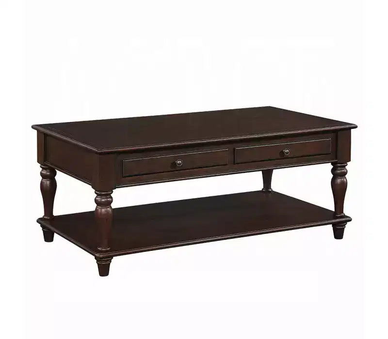Table basse relevable rectangulaire marron, bois, 1 place