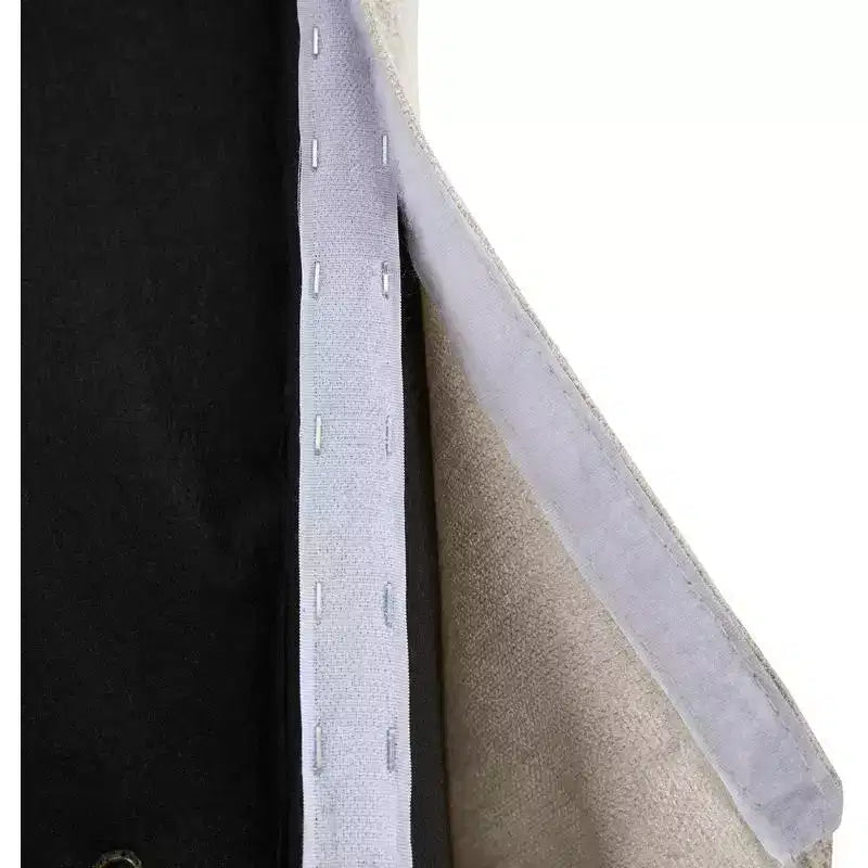Chaise de salle à manger sans accoudoirs en tissu couleur kaki/lin avec roulettes, 1 place