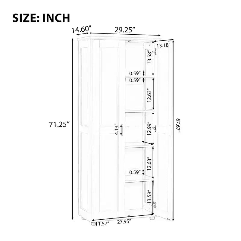 Armoire de rangement autoportante noire et blanche à 2 portes