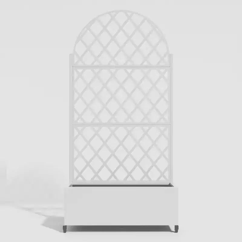 Écran de treillis en fer blanc, 3 panneaux, 72"×35"×16"