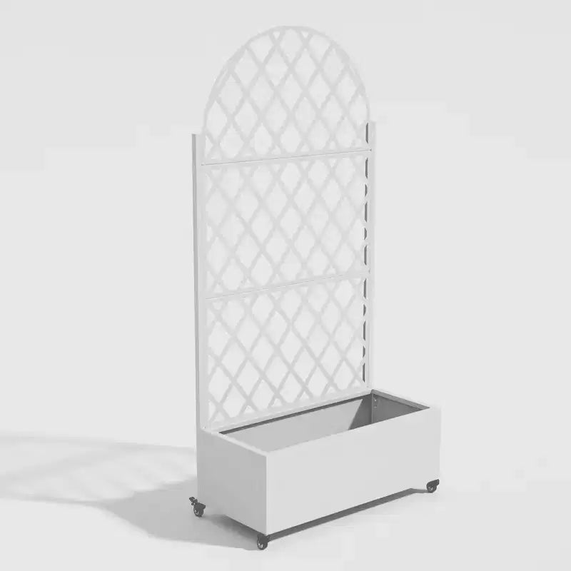Écran de treillis en fer blanc, 3 panneaux, 72"×35"×16"