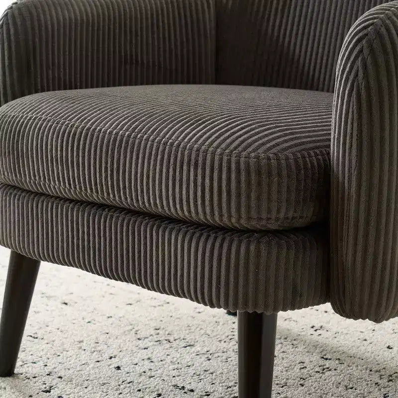 Fauteuil d'appoint rembourré beige, une place