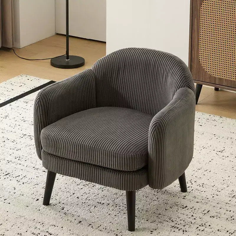 Fauteuil d'appoint rembourré beige, une place