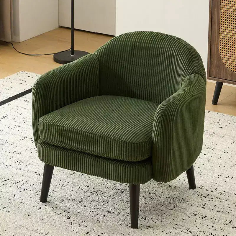 Fauteuil d'appoint rembourré beige, une place
