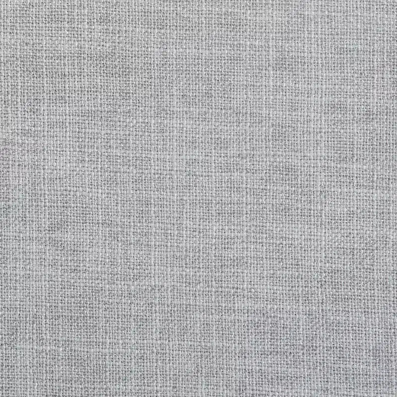 Lit plateforme tapissé en tissu beige et pieds en noyer, tête de lit incurvée, grand lit/très grand lit, pour 2 personnes