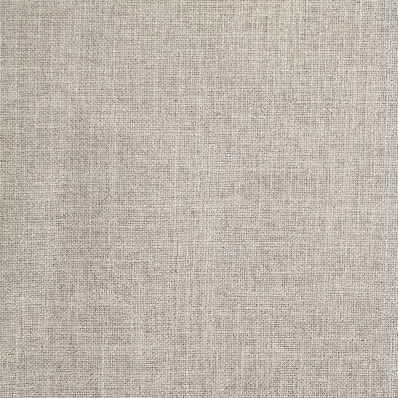 Lit plateforme tapissé en tissu beige et pieds en noyer, tête de lit incurvée, grand lit/très grand lit, pour 2 personnes