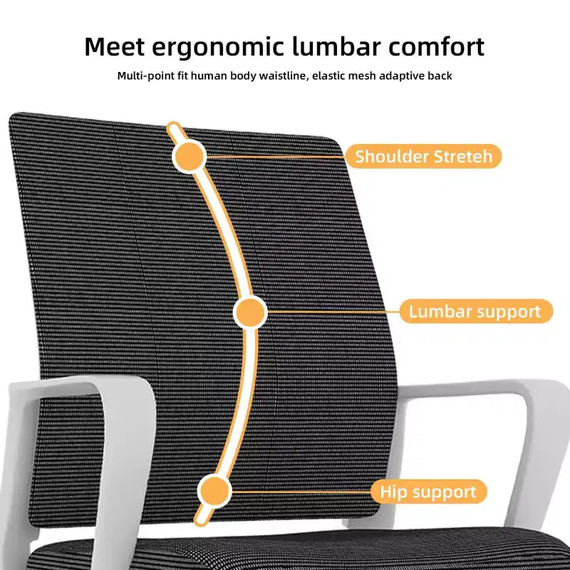 Chaise de bureau rembourrée Noir / Gris / Blanc / Multicolore avec cadre en métal, accoudoirs fixes, siège unique