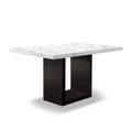 HOMES: Inside + Out 70" Southwind Rectangle Counter Height Dining Table White/Black