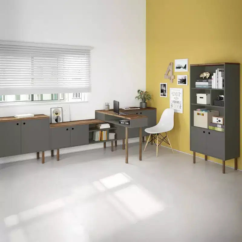 Console scandinave 1 personne blanc cassé / rose céramique / gris