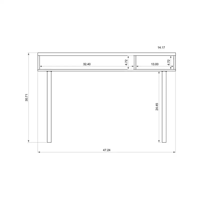 Console scandinave 1 personne blanc cassé / rose céramique / gris