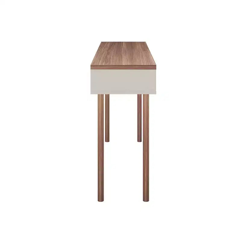 Console scandinave 1 personne blanc cassé / rose céramique / gris