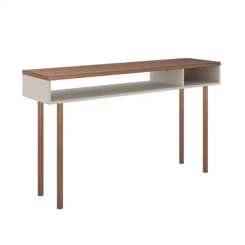 Console scandinave 1 personne blanc cassé / rose céramique / gris