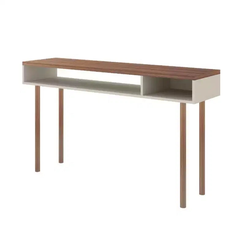 Console scandinave 1 personne blanc cassé / rose céramique / gris