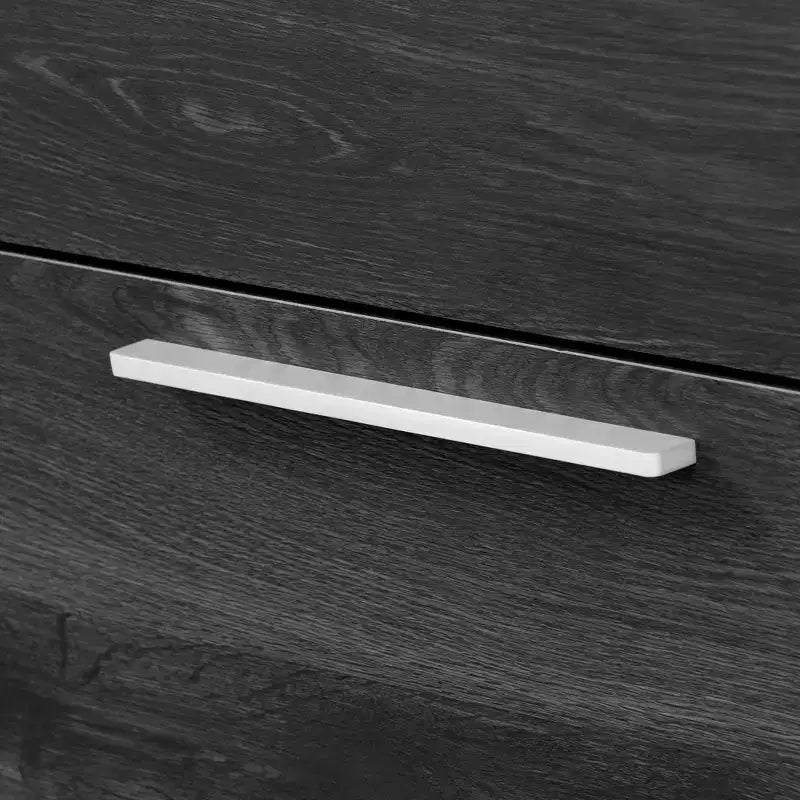 Table de chevet à 2 tiroirs – Chêne gris / Chêne, style moderne