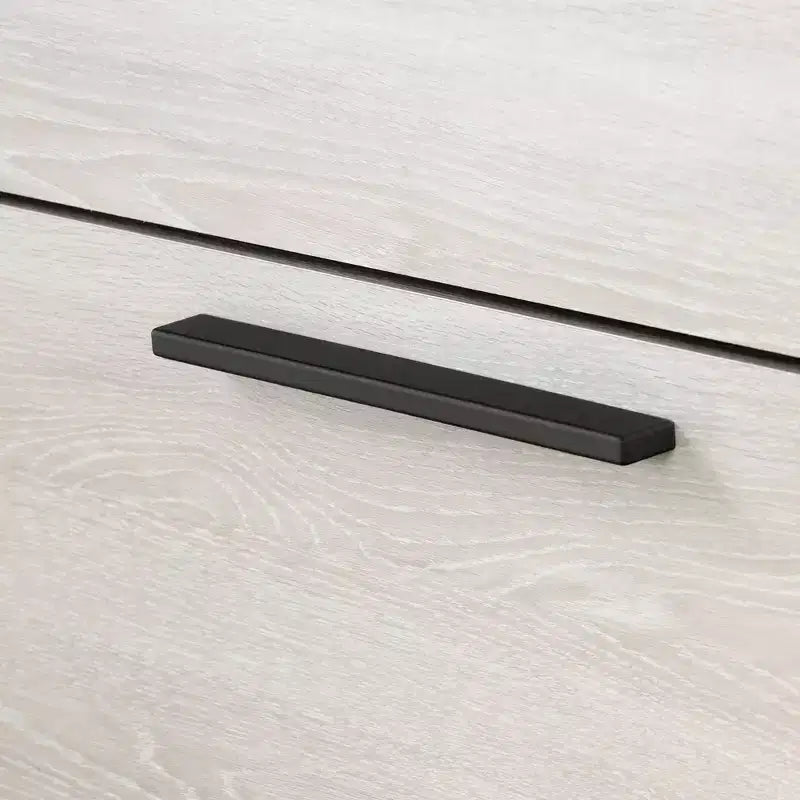 Table de chevet à 2 tiroirs – Chêne gris / Chêne, style moderne