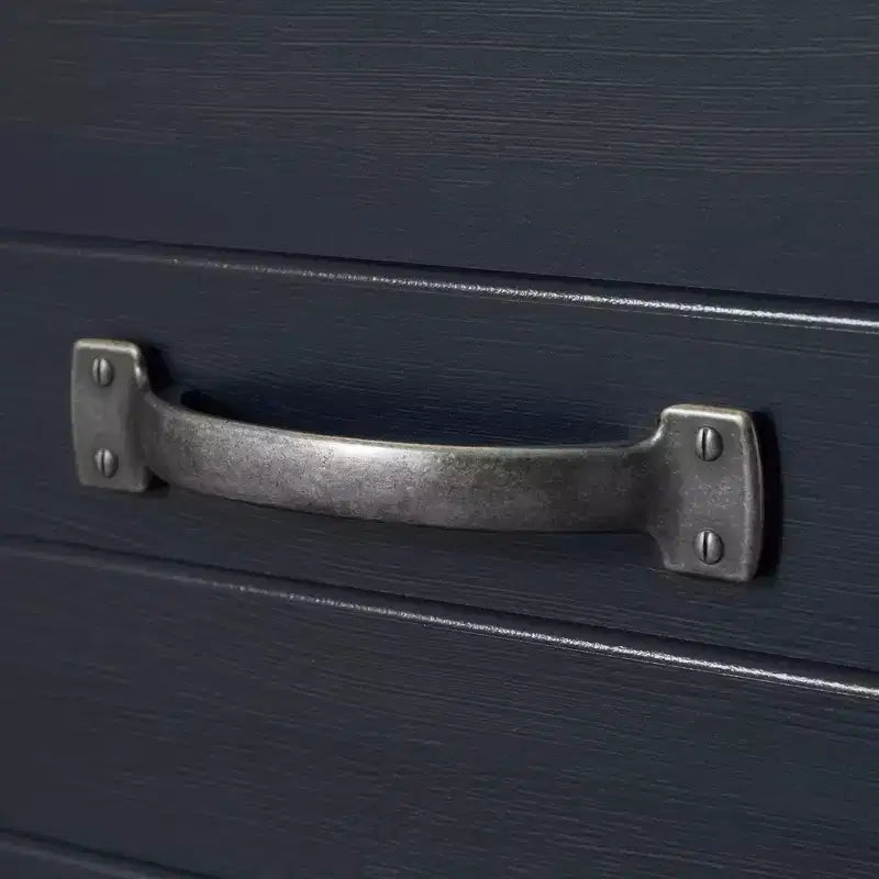 Commode à 4 tiroirs Chêne Foncé / Myrtille, Monoposte